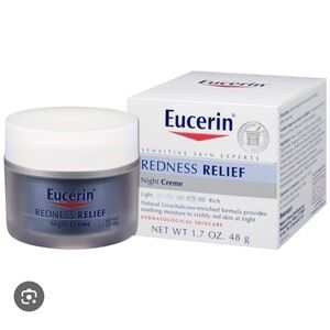 Eucerin Redness Relief, Night Creme 1.70 oz New In Box NIB